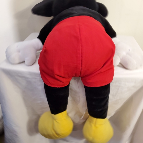 Huge Vintage Disney Classic Mickey Mouse Plush Toy Stuffed Animal 32" - Picture 4 of 7